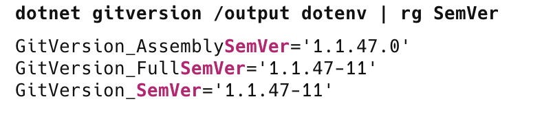 GitVersionGrep