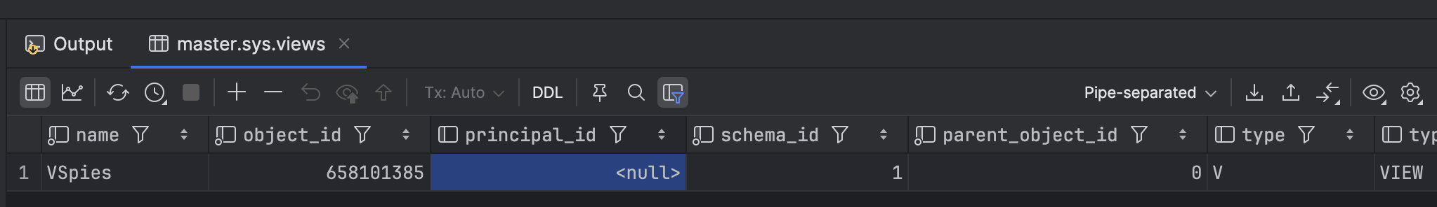 sysviews