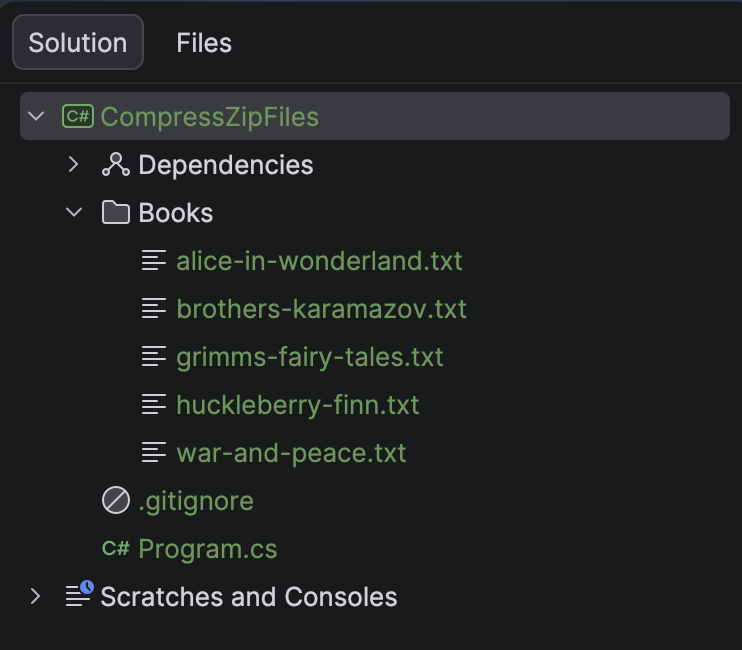 compressZipFileFolder
