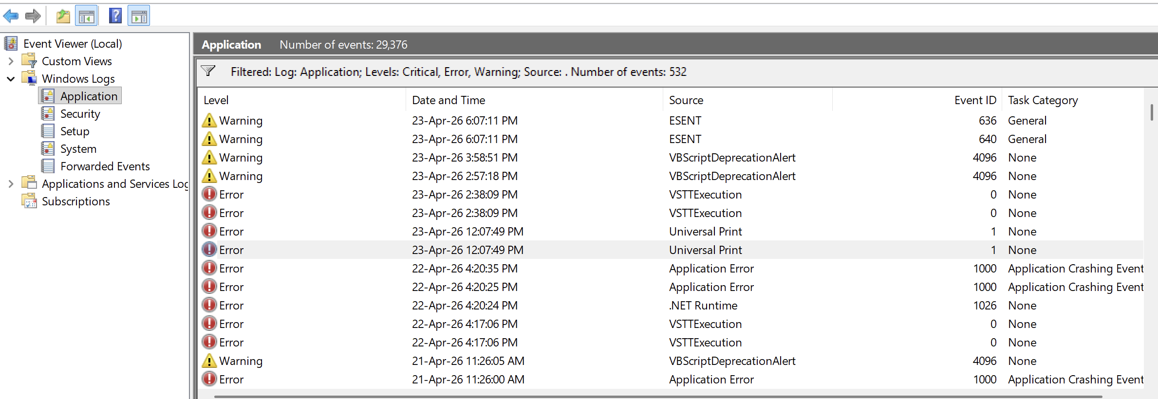 EventLog