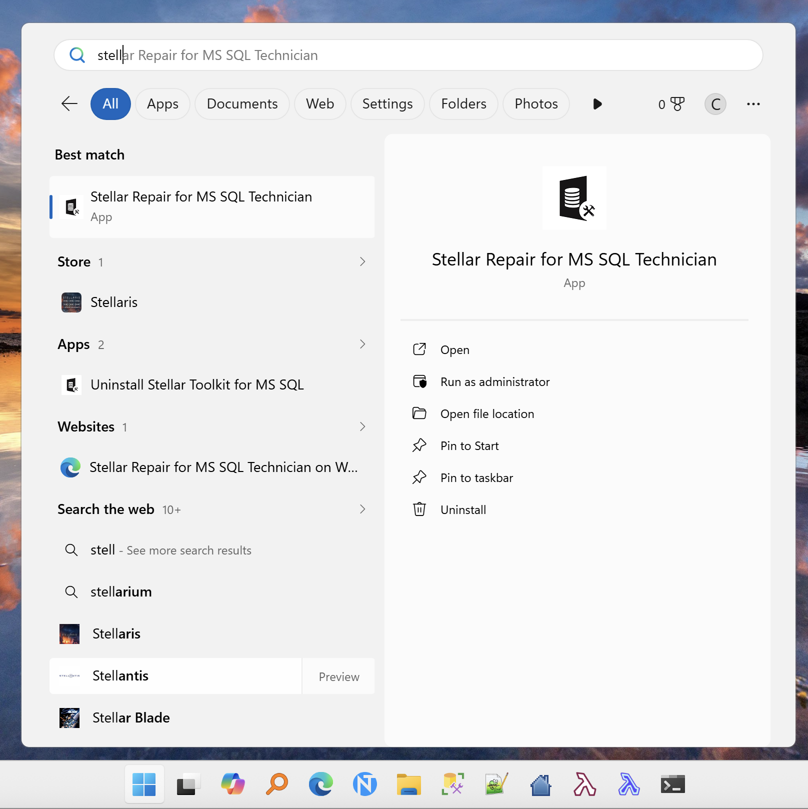 StellarMenu