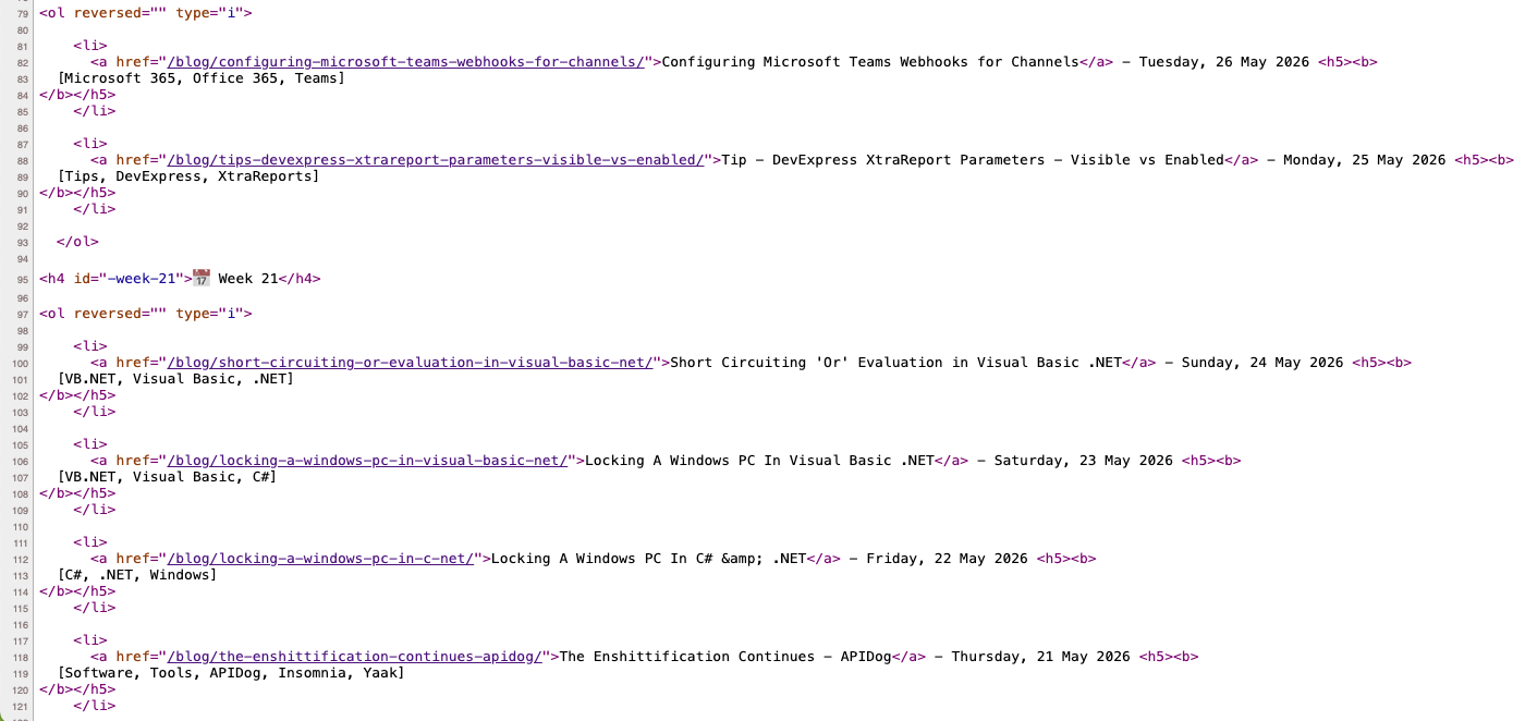 numericList