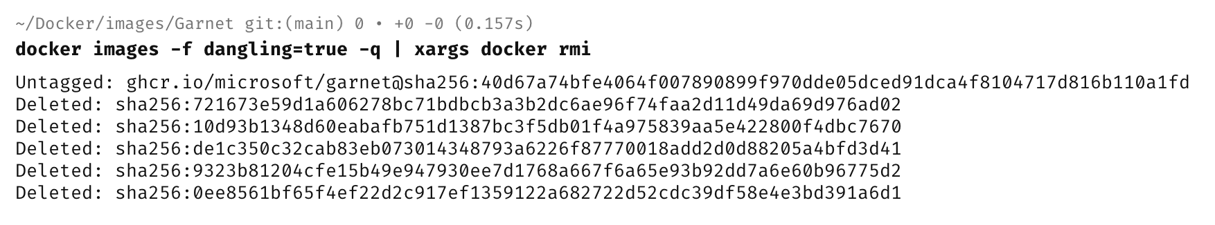 dockerRemoveImages