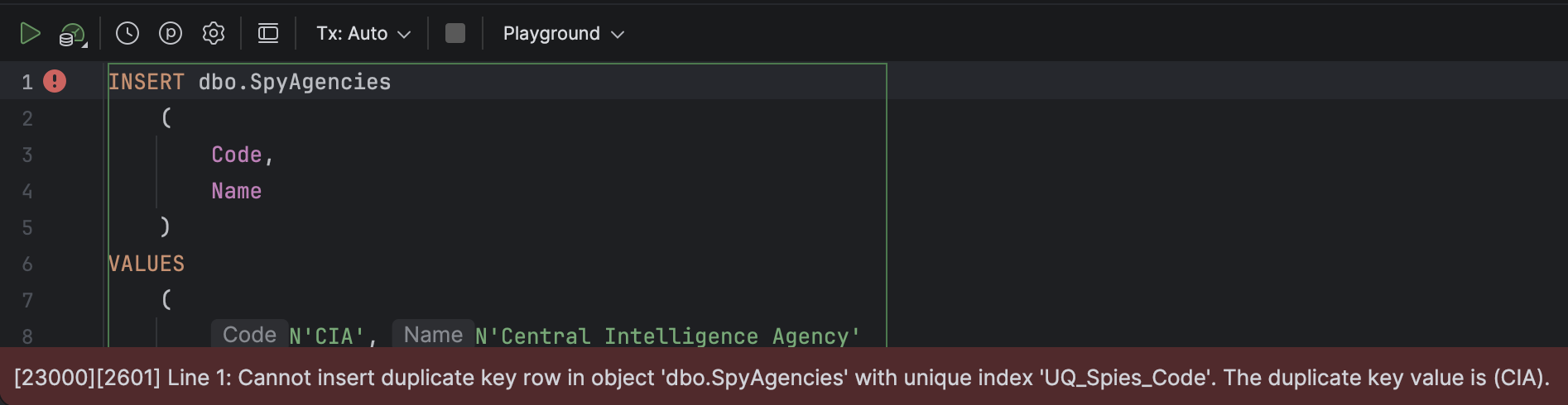 duplicateInsertError