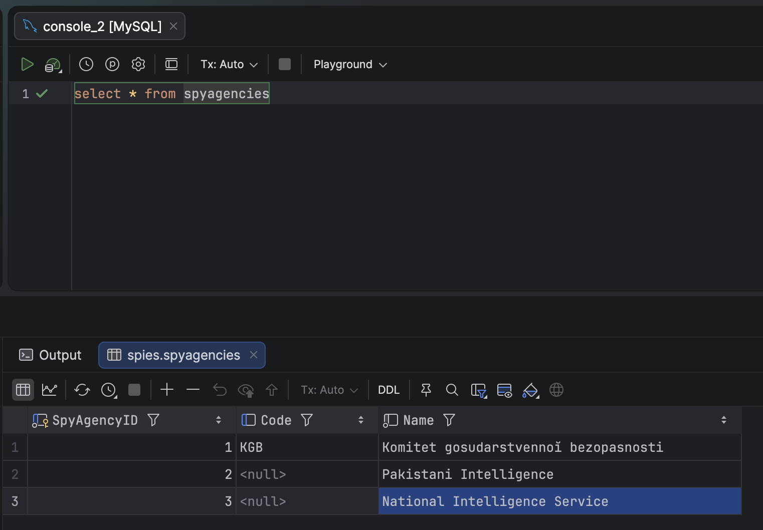 mysqlMultiNull
