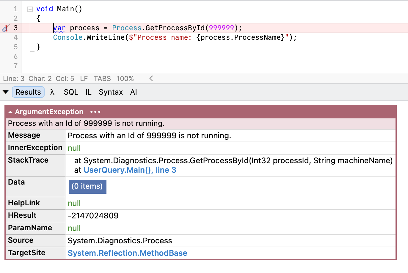 processException