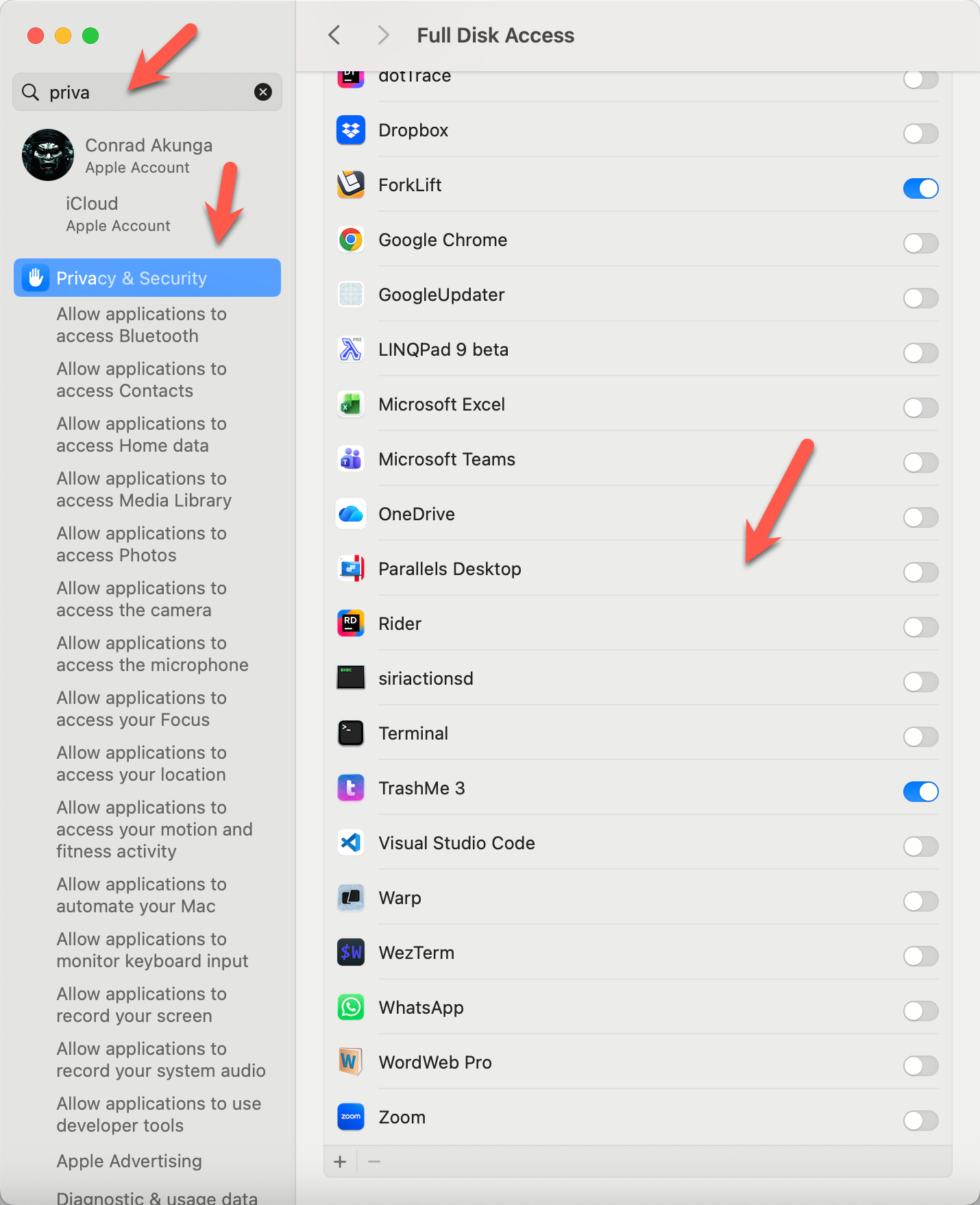 parallelsSettings