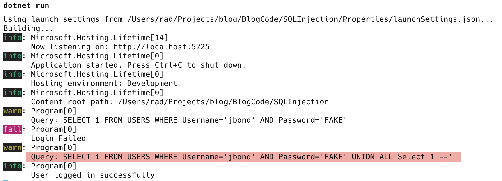 InjectionAttackQuery