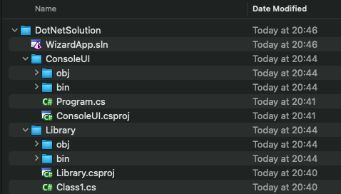 DirectoryStructureWithSolution