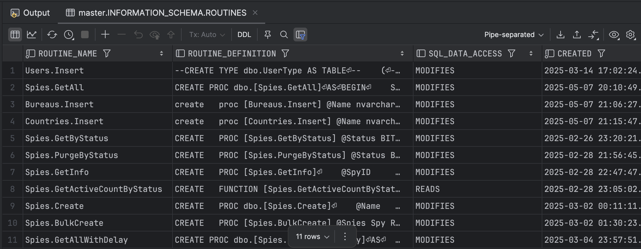 informationschemafiltered