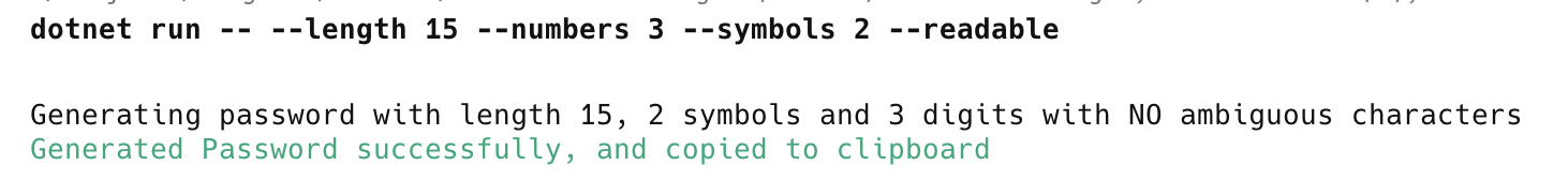 GenerateWithoutAmbiguous