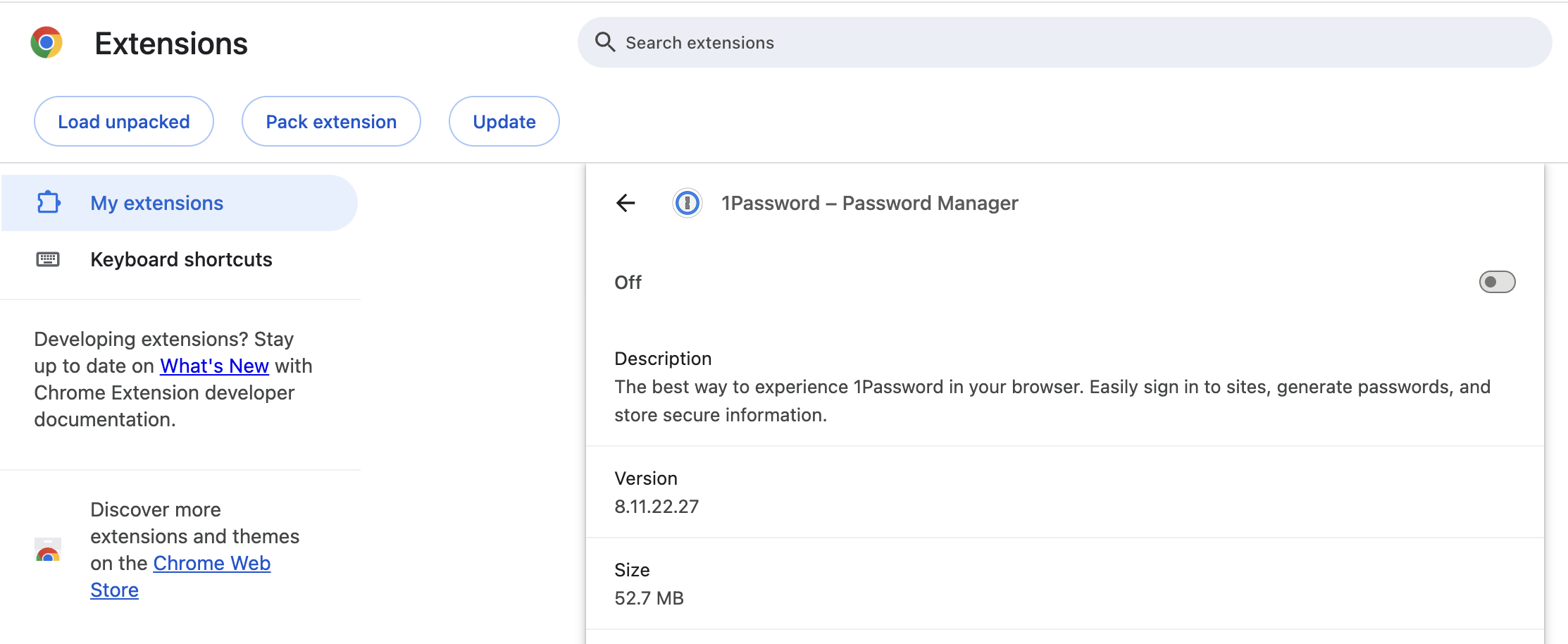 chrome1password