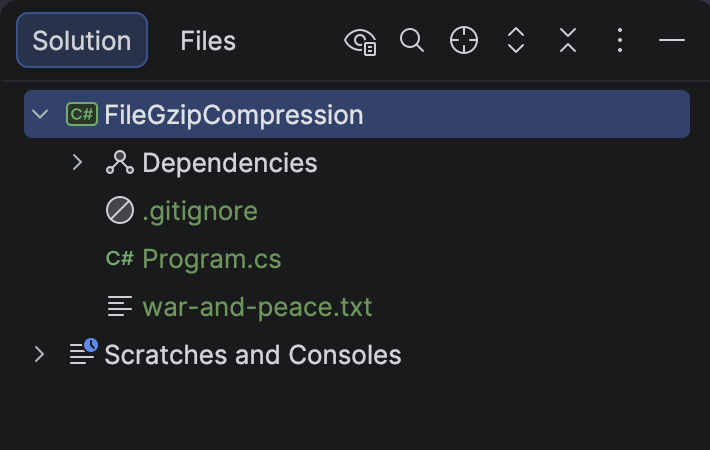 GzipProjectStructure