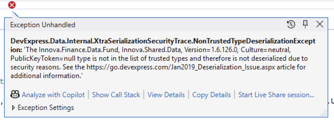 xtraReportSerializationError